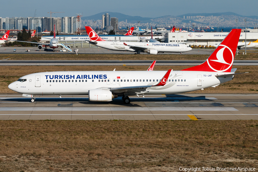 Turkish Airlines Boeing 737-8F2 (TC-JHF) | Photo 307949