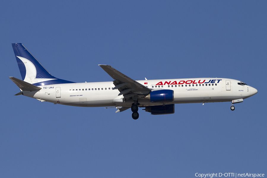AnadoluJet Boeing 737-86Q (TC-JHJ) | Photo 392852