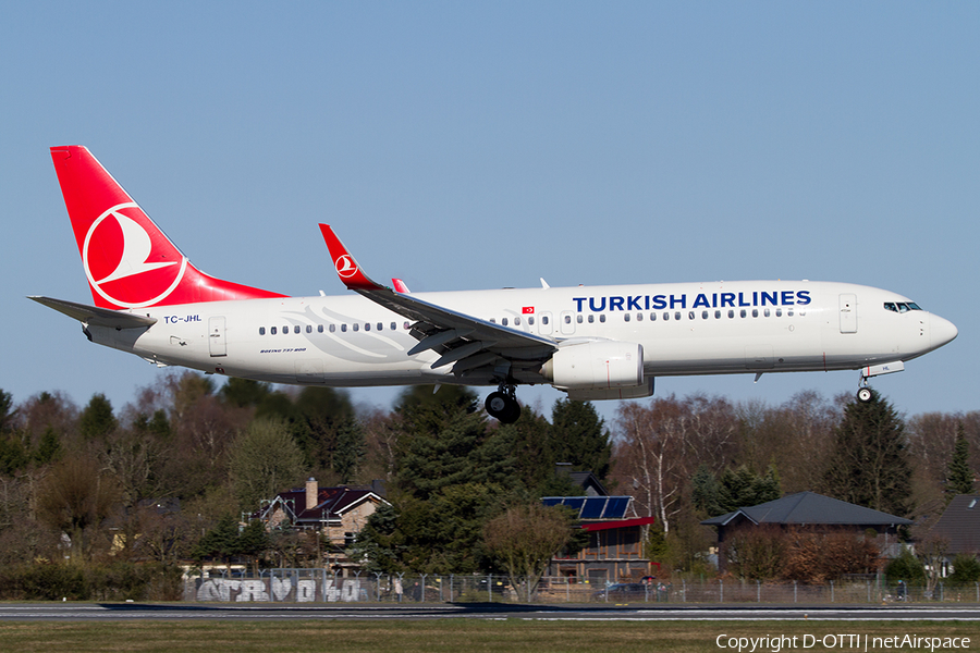 Turkish Airlines Boeing 737-8F2 (TC-JHL) | Photo 486610