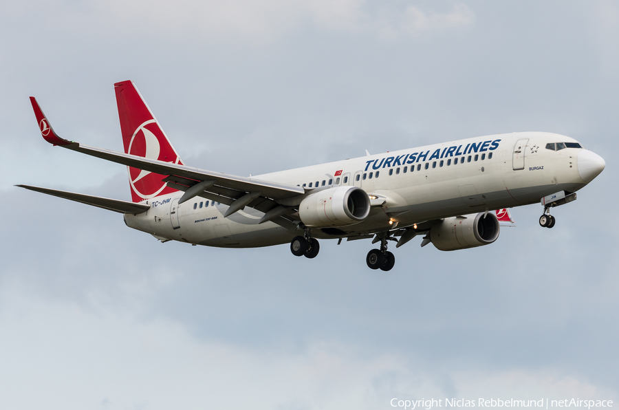 Turkish Airlines Boeing 737-8F2 (TC-JHM) | Photo 343565