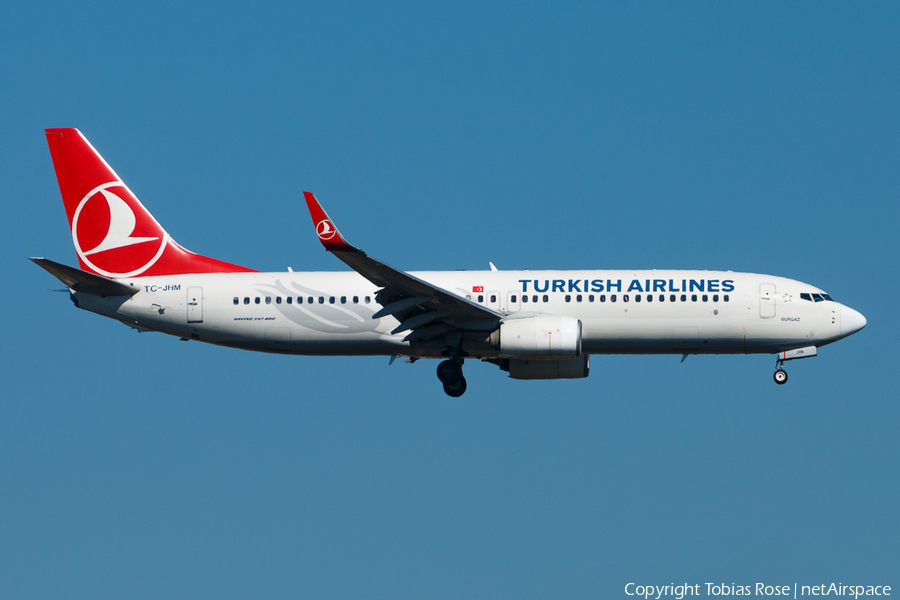 Turkish Airlines Boeing 737-8F2 (TC-JHM) | Photo 310476