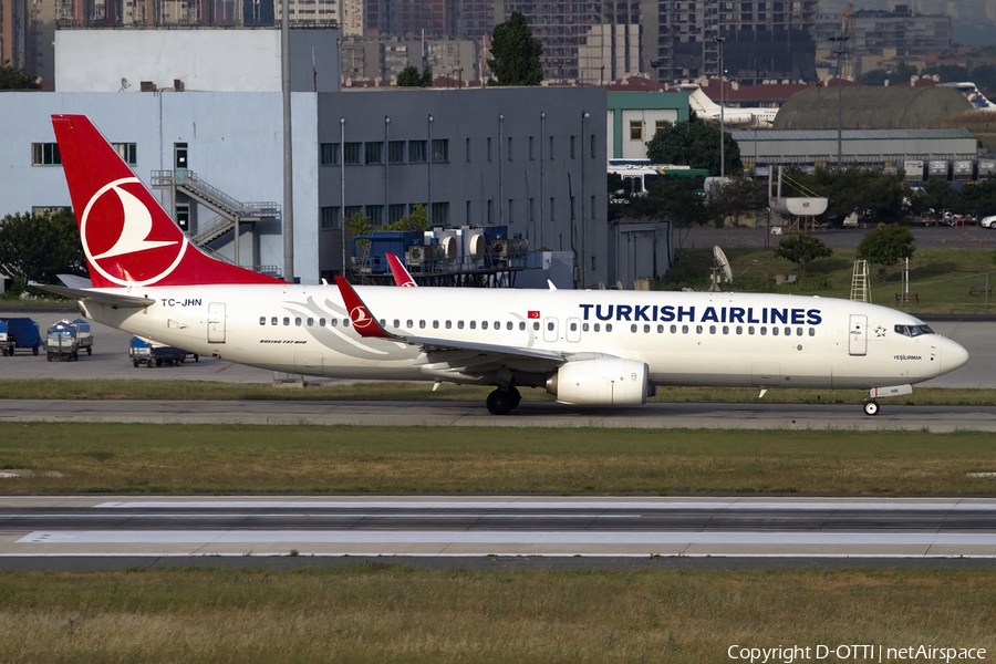 Turkish Airlines Boeing 737-8F2 (TC-JHN) | Photo 409453