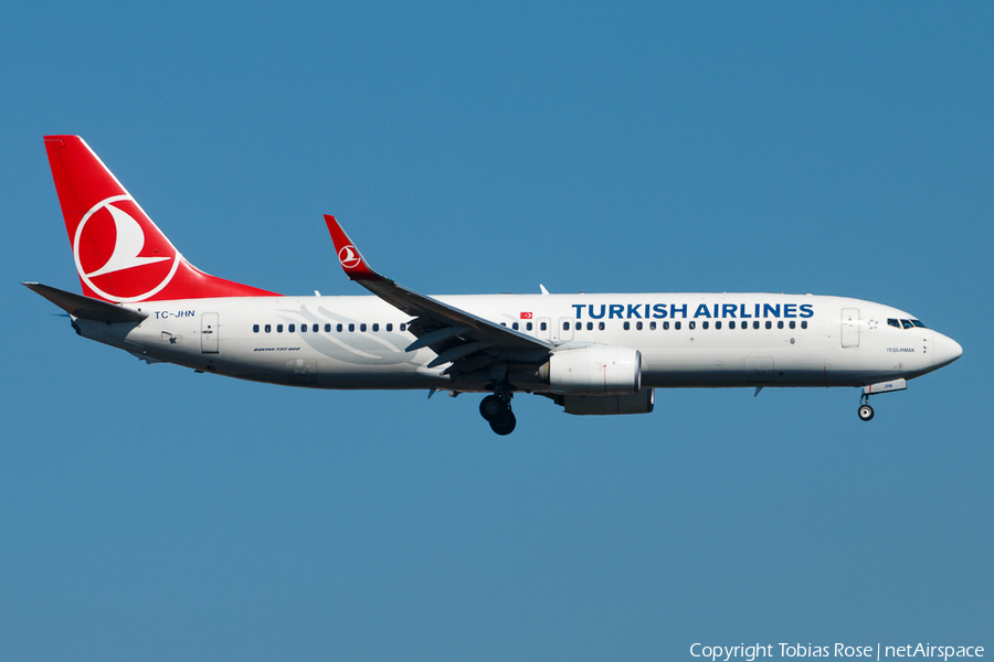 Turkish Airlines Boeing 737-8F2 (TC-JHN) | Photo 310478