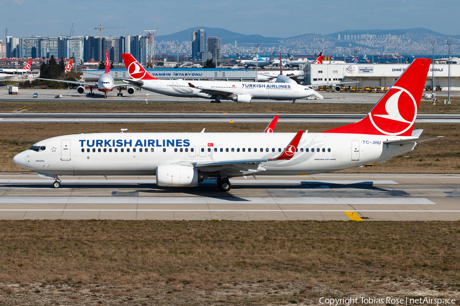 Turkish Airlines Boeing 737-8F2 (TC-JHU) | Photo 307655