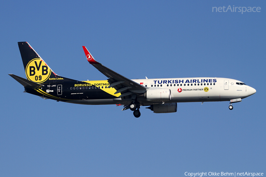 Turkish Airlines Boeing 737-8F2 (TC-JHU) | Photo 43907