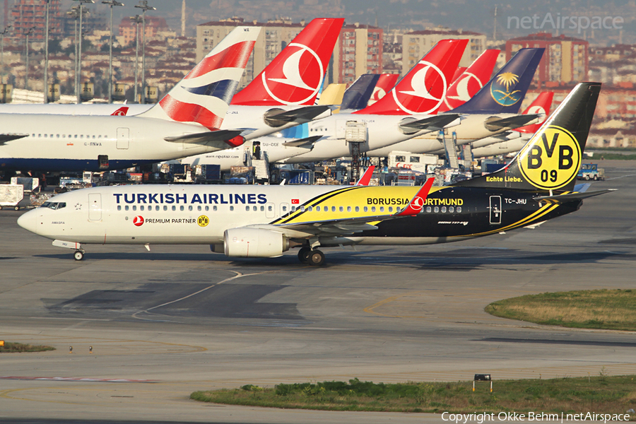 Turkish Airlines Boeing 737-8F2 (TC-JHU) | Photo 43908