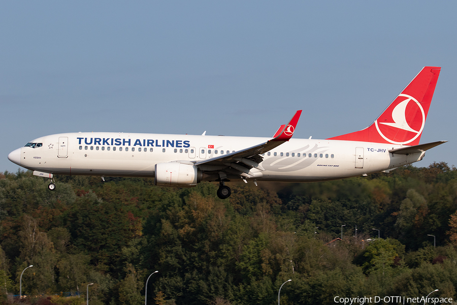 Turkish Airlines Boeing 737-8F2 (TC-JHV) | Photo 403584