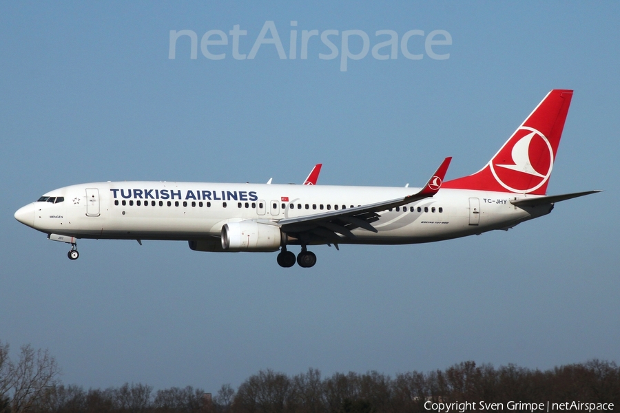 Turkish Airlines Boeing 737-8F2 (TC-JHY) | Photo 497489