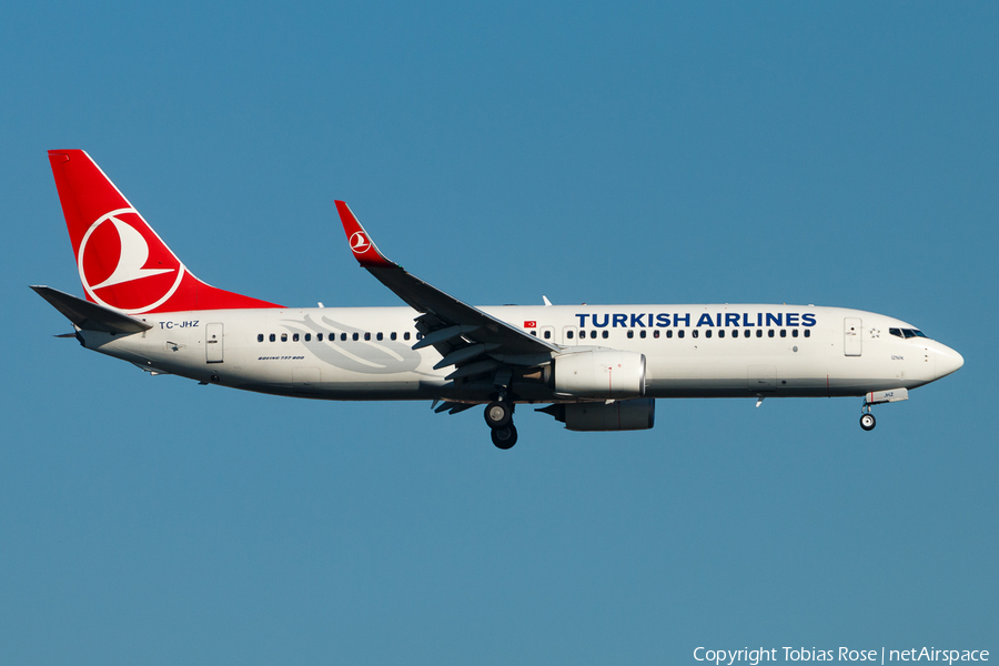 Turkish Airlines Boeing 737-8F2 (TC-JHZ) | Photo 310053