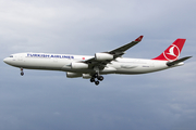 Turkish Airlines Airbus A340-313 (TC-JII) at  Amsterdam - Schiphol, Netherlands