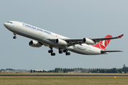 Turkish Airlines Airbus A340-313 (TC-JII) at  Amsterdam - Schiphol, Netherlands