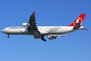 Turkish Airlines Airbus A340-313 (TC-JII) at  Barcelona - El Prat, Spain