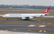 Turkish Airlines Airbus A340-313 (TC-JII) at  Dusseldorf - International, Germany