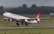 Turkish Airlines Airbus A340-313 (TC-JII) at  Dusseldorf - International, Germany