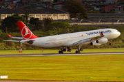 Turkish Airlines Airbus A340-313 (TC-JII) at  Sao Paulo - Guarulhos - Andre Franco Montoro (Cumbica), Brazil