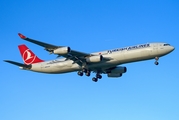 Turkish Airlines Airbus A340-313 (TC-JII) at  Hamburg - Fuhlsbuettel (Helmut Schmidt), Germany