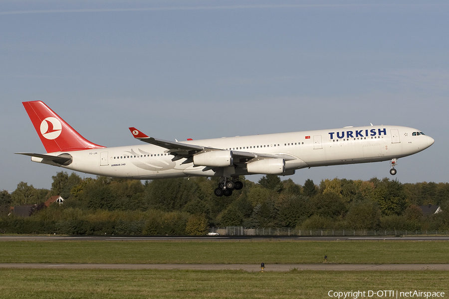 Turkish Airlines Airbus A340-313X (TC-JIK) | Photo 278490