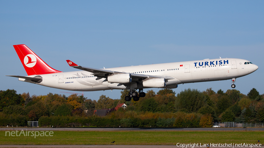 Turkish Airlines Airbus A340-313X (TC-JIK) | Photo 423536