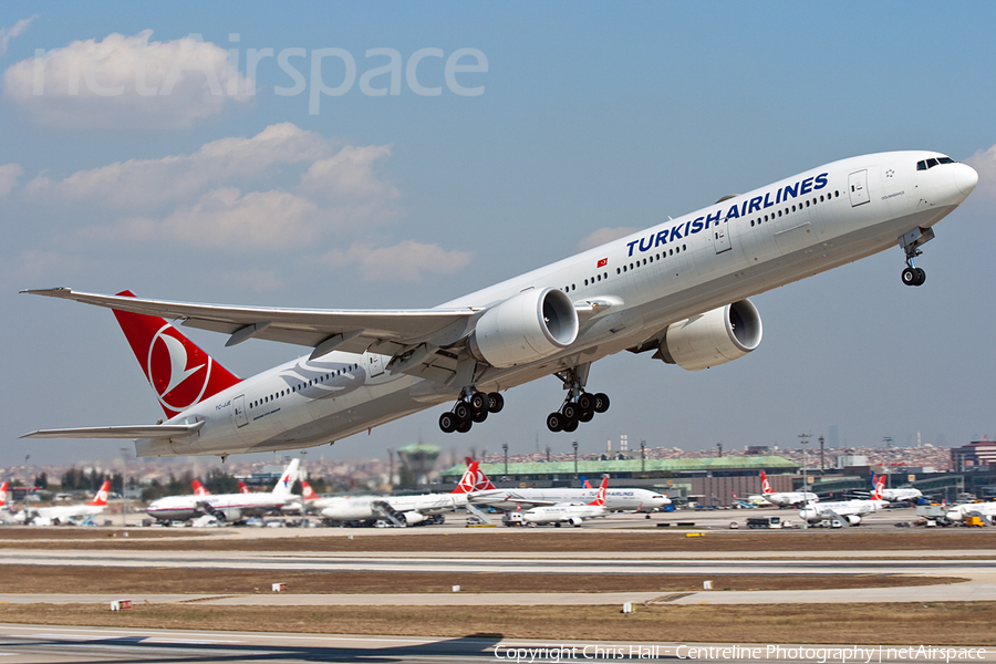 Turkish Airlines Boeing 777-3F2(ER) (TC-JJE) | Photo 32230