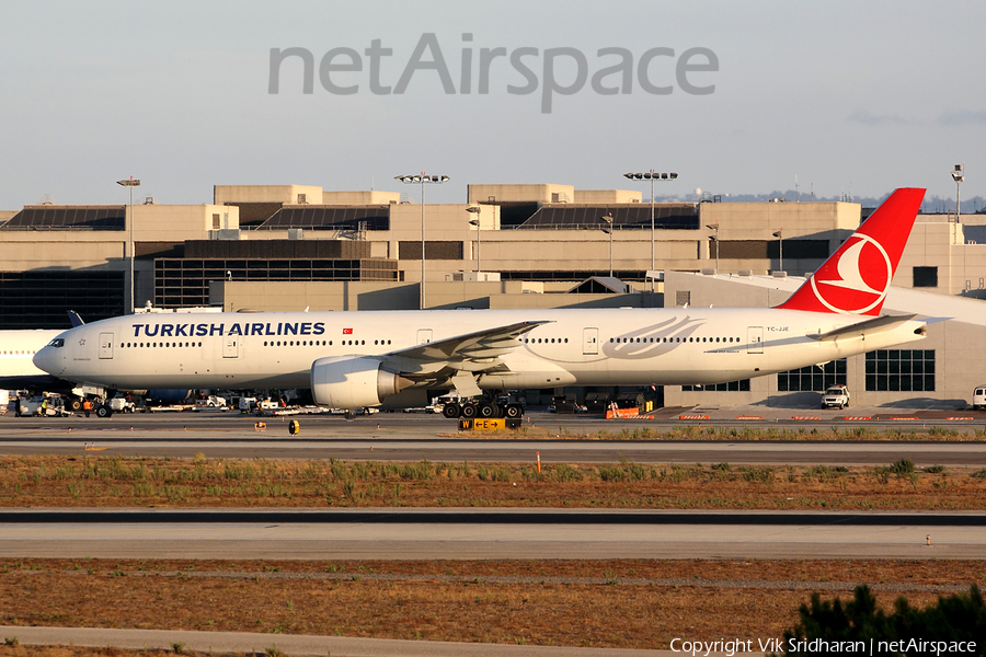 Turkish Airlines Boeing 777-3F2(ER) (TC-JJE) | Photo 53098