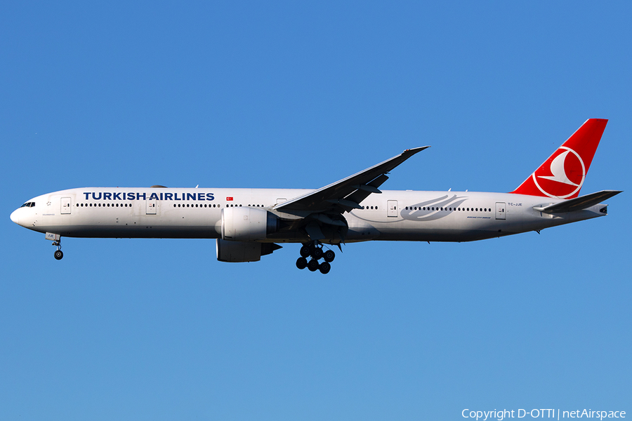 Turkish Airlines Boeing 777-3F2(ER) (TC-JJE) | Photo 266963