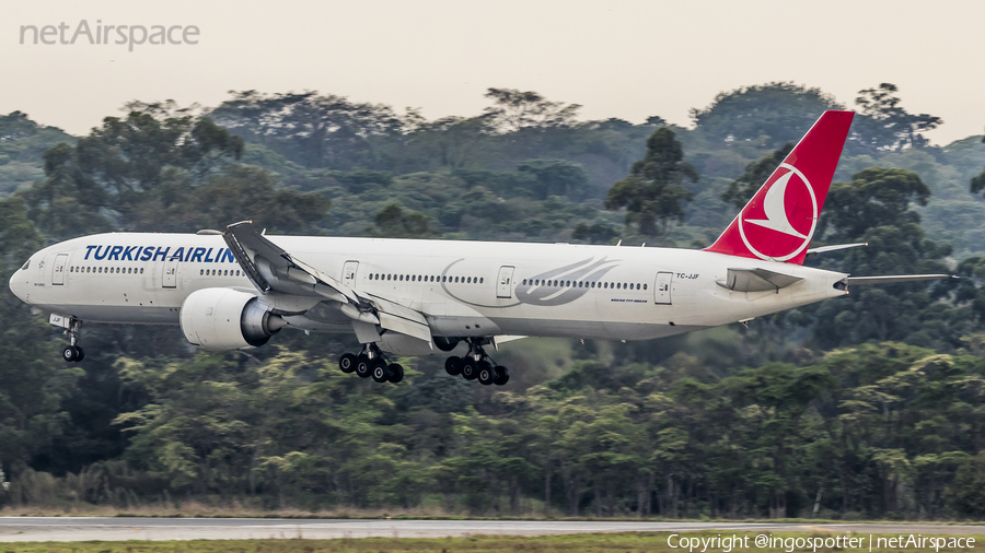 Turkish Airlines Boeing 777-3F2(ER) (TC-JJF) | Photo 358878
