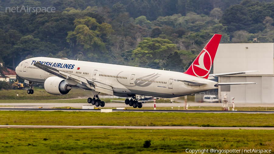 Turkish Airlines Boeing 777-3F2(ER) (TC-JJF) | Photo 358879