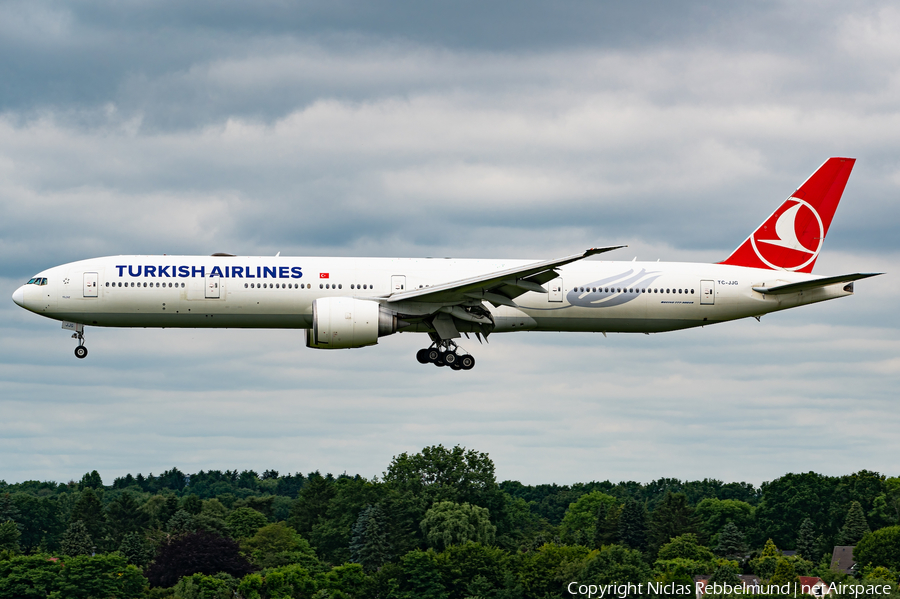 Turkish Airlines Boeing 777-3F2(ER) (TC-JJG) | Photo 455913