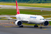 Turkish Airlines Boeing 777-3F2(ER) (TC-JJG) at  Hamburg - Fuhlsbuettel (Helmut Schmidt), Germany