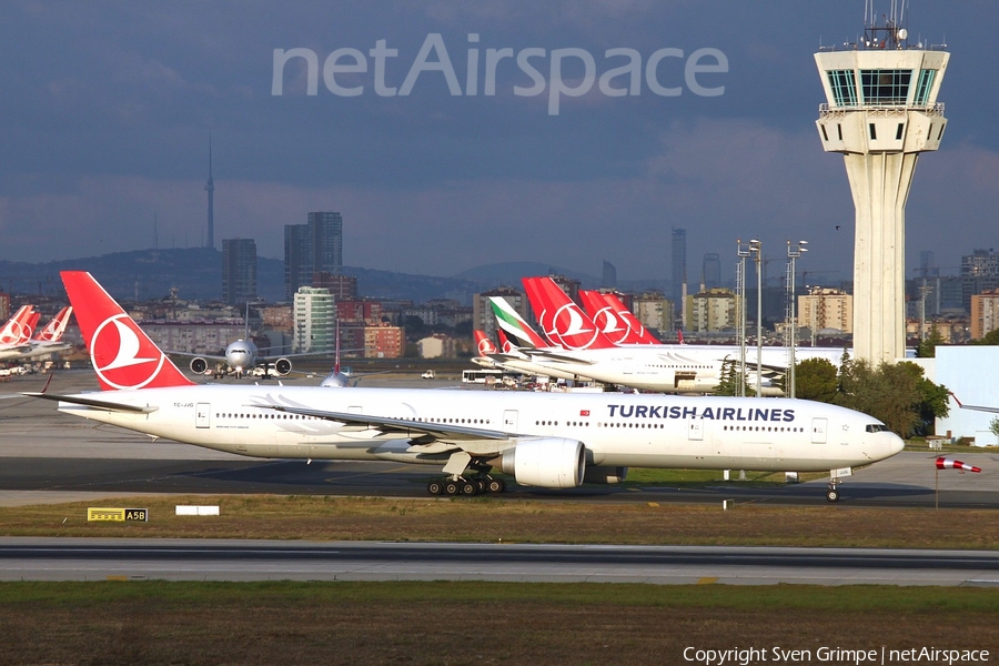 Turkish Airlines Boeing 777-3F2(ER) (TC-JJG) | Photo 269870
