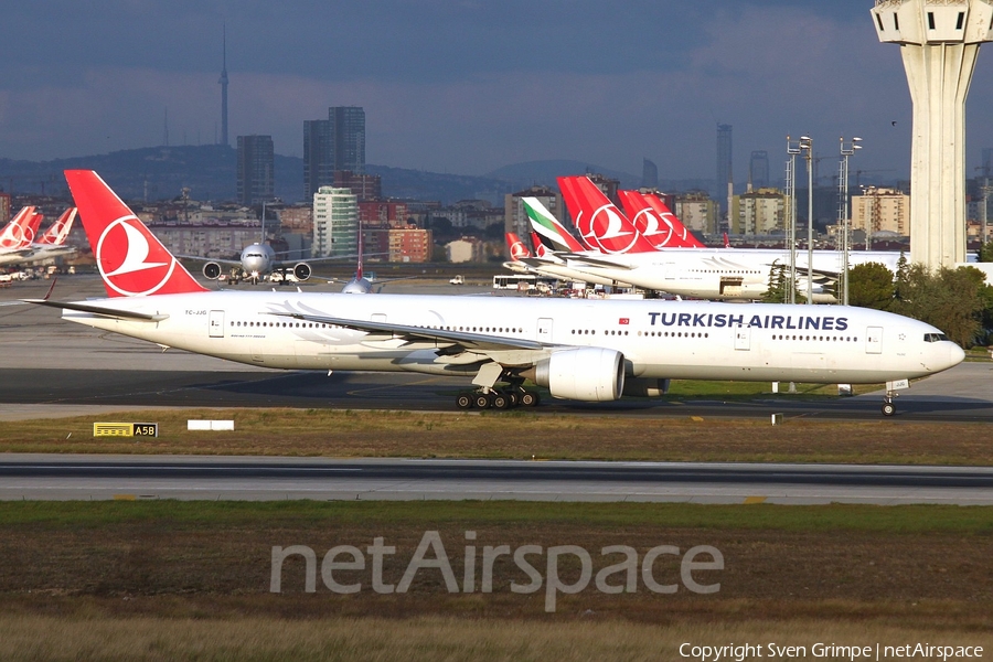 Turkish Airlines Boeing 777-3F2(ER) (TC-JJG) | Photo 274621