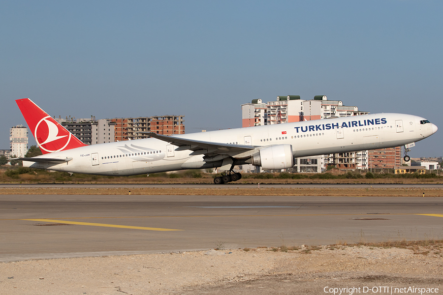 Turkish Airlines Boeing 777-3F2(ER) (TC-JJH) | Photo 593278
