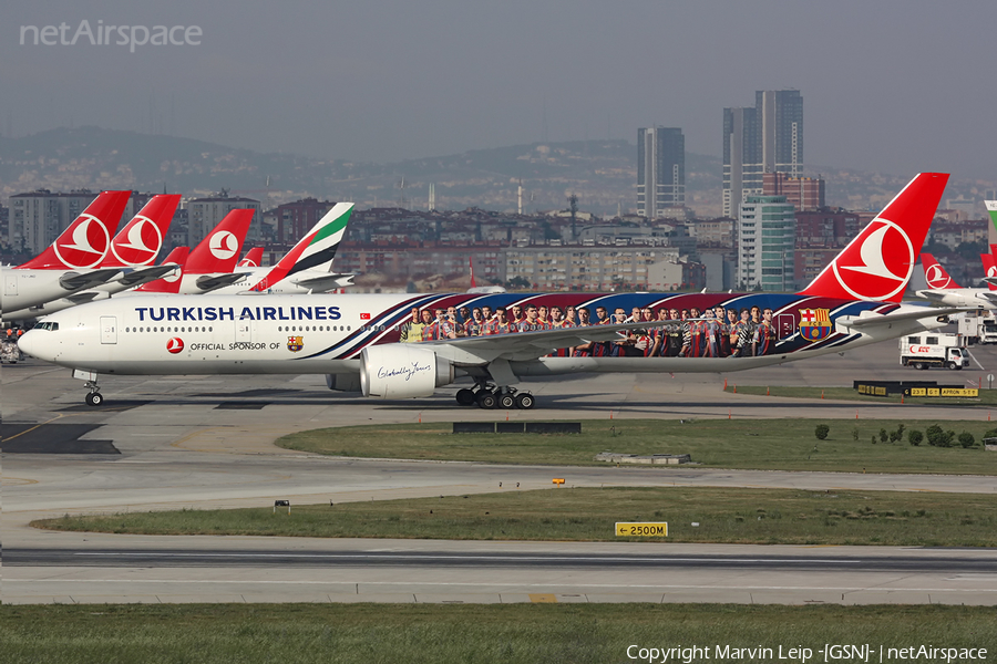 Turkish Airlines Boeing 777-3F2(ER) (TC-JJI) | Photo 46033