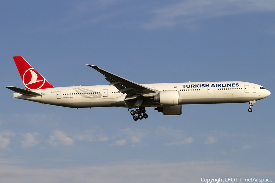 Turkish Airlines Boeing 777-3F2(ER) (TC-JJP) | Photo 454258
