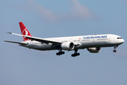 Turkish Airlines Boeing 777-3F2(ER) (TC-JJP) at  London - Heathrow, United Kingdom