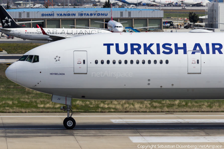 Turkish Airlines Boeing 777-3F2(ER) (TC-JJV) | Photo 171091