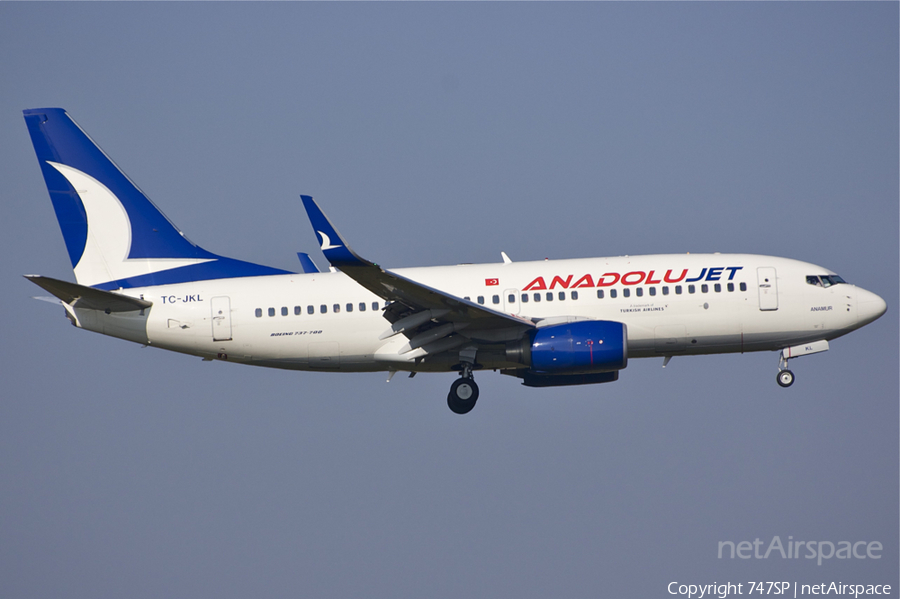 AnadoluJet Boeing 737-76N (TC-JKL) | Photo 33313