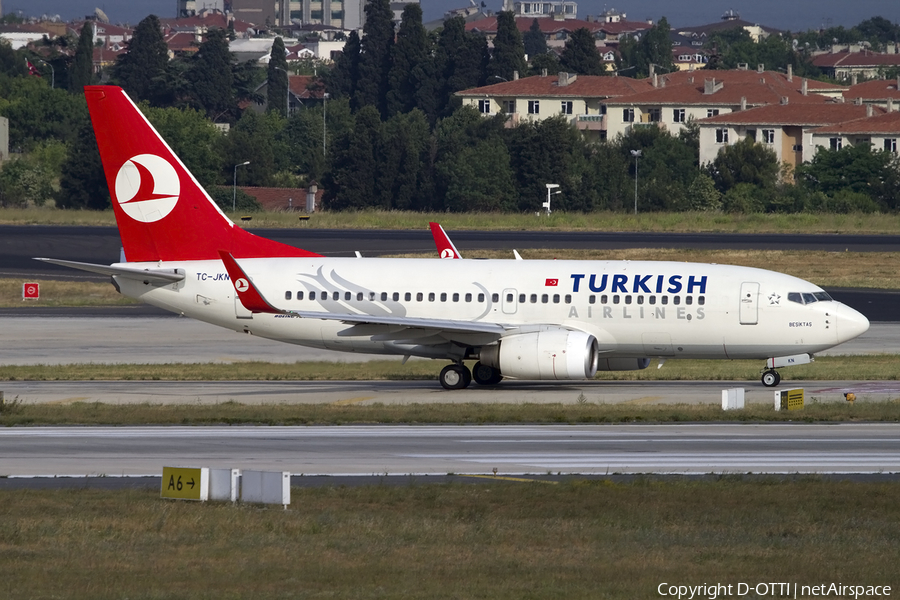 Turkish Airlines Boeing 737-752 (TC-JKN) | Photo 409451