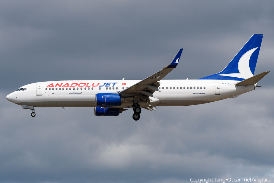 AnadoluJet Boeing 737-8Q8 (TC-JKU) | Photo 393642