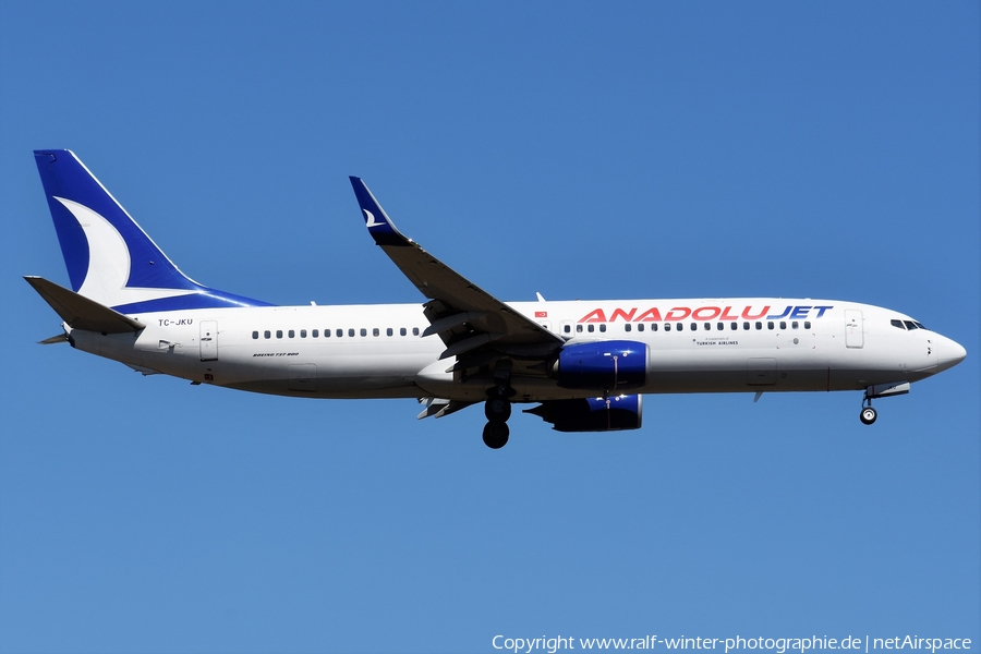 AnadoluJet Boeing 737-8Q8 (TC-JKU) | Photo 459403