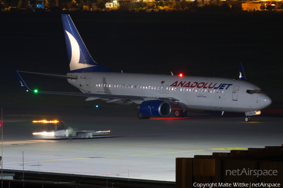 AnadoluJet Boeing 737-8Q8 (TC-JKU) | Photo 452459