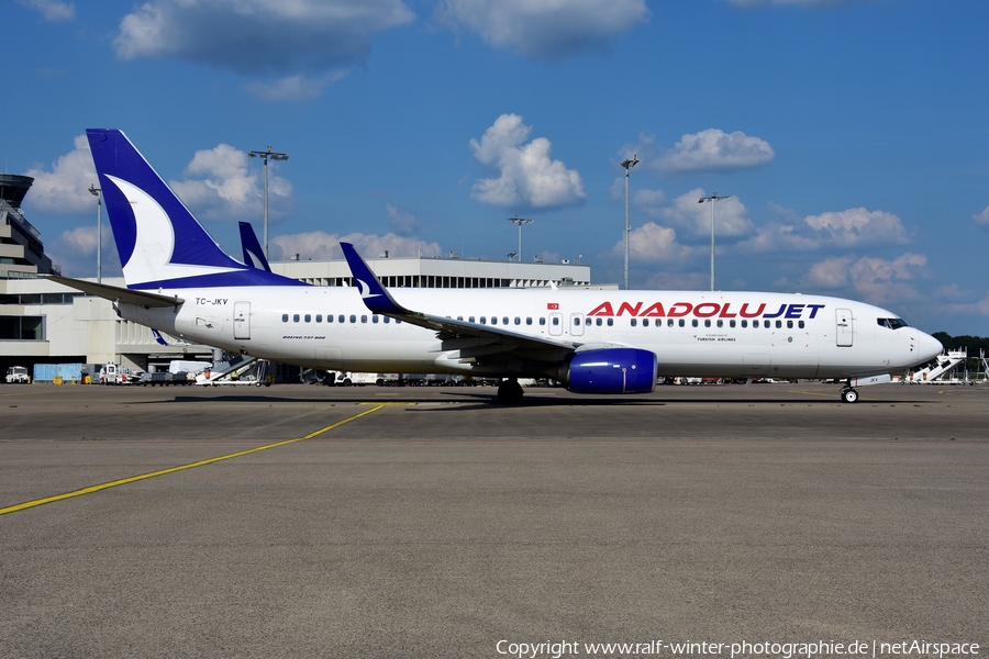 AnadoluJet Boeing 737-8Q8 (TC-JKV) | Photo 496278