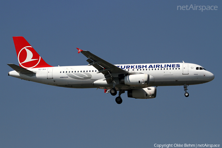 Turkish Airlines Airbus A320-232 (TC-JLL) | Photo 43959