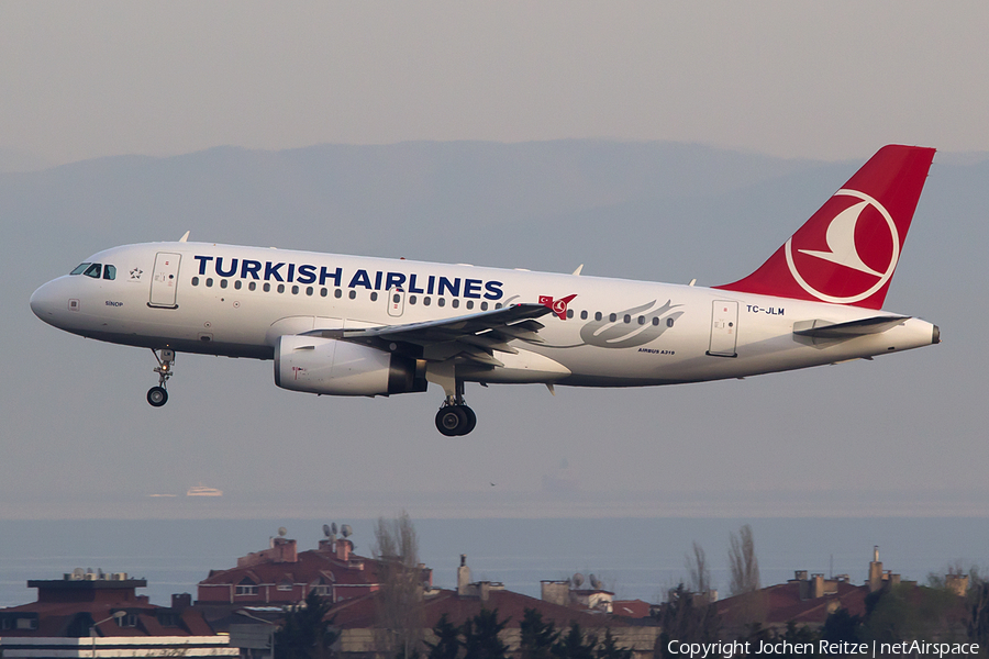 Turkish Airlines Airbus A319-132 (TC-JLM) | Photo 83898