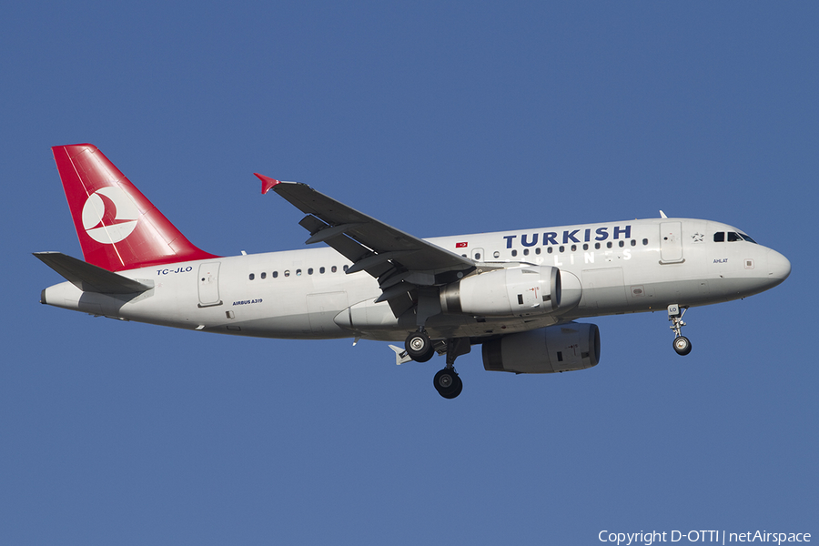 Turkish Airlines Airbus A319-132 (TC-JLO) | Photo 390793