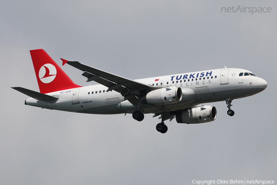 Turkish Airlines Airbus A319-132 (TC-JLO) | Photo 40709