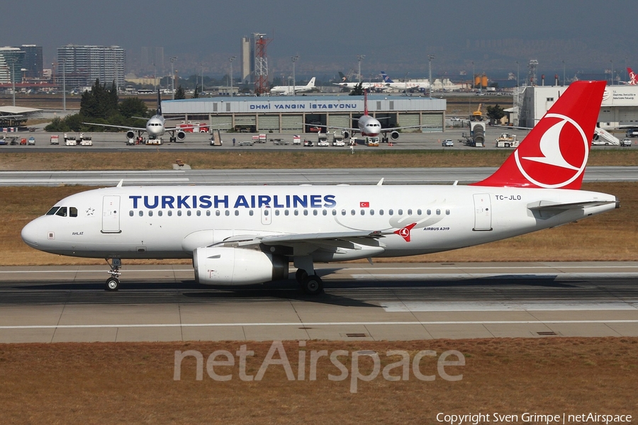 Turkish Airlines Airbus A319-132 (TC-JLO) | Photo 83162