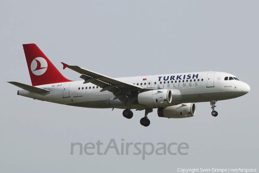 Turkish Airlines Airbus A319-132 (TC-JLP) | Photo 34478