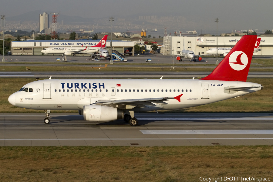 Turkish Airlines Airbus A319-132 (TC-JLP) | Photo 409637