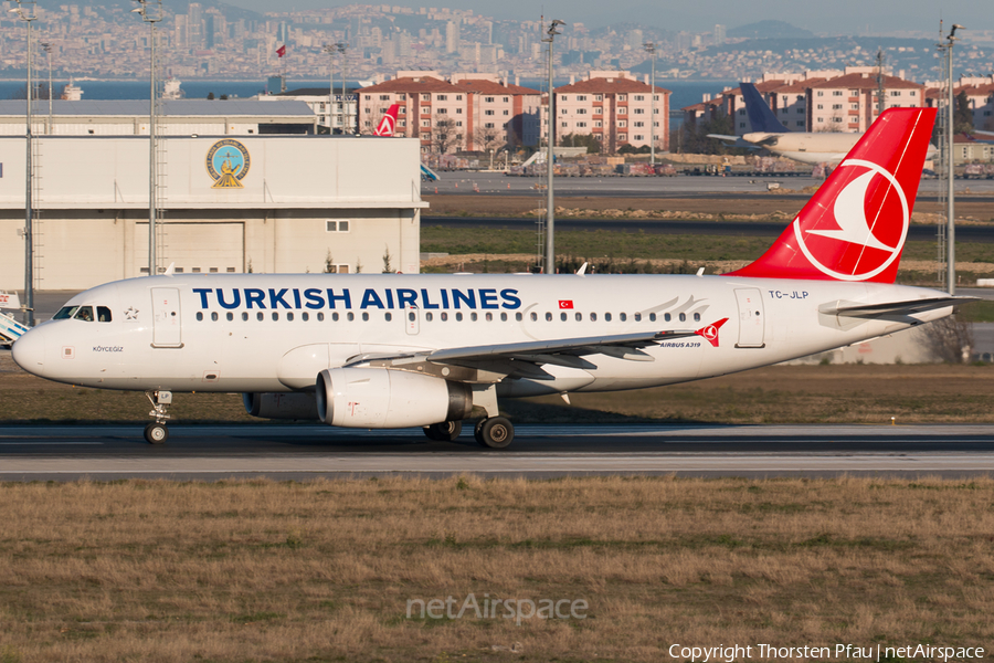 Turkish Airlines Airbus A319-132 (TC-JLP) | Photo 75557